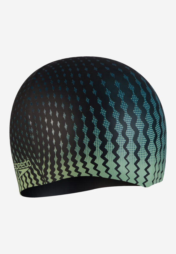Шапочка для плавания Speedo Slogan, Черный