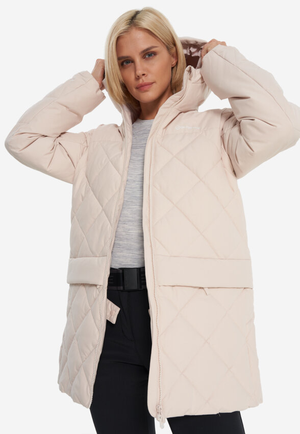 Пуховик женский Glissade, Бежевый