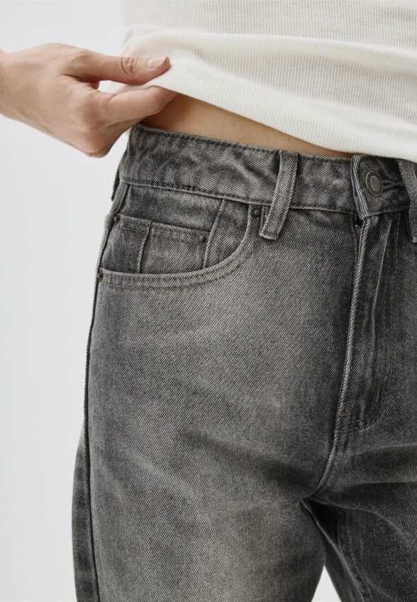 Утепленные джинсы Straight Fit