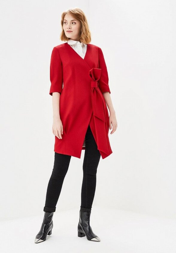 Пальто однобортное Ruxara