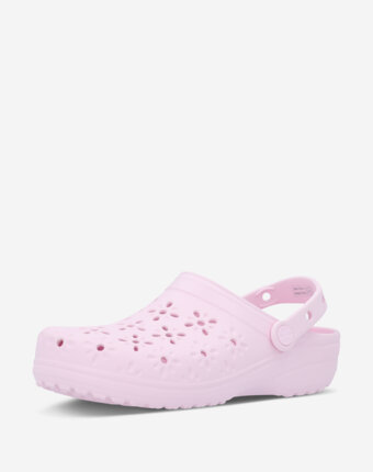 Сабо женские Crocs Classic Floral Cut Out, Розовый женщинам