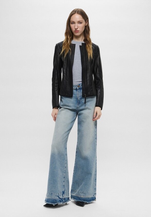 Куртка кожаная Blouson