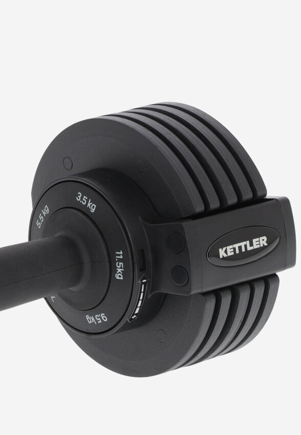 Гантель наборная KETTLER, 11.5 кг, Черный