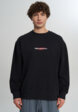 Свитшот мужской оверсайз Quiksilver Mercury Trident Crew, Черный2  - превью