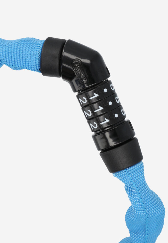 Замок велосипедный кодовый Abus 4804 C/75 BU Steel-O-Chain, Синий