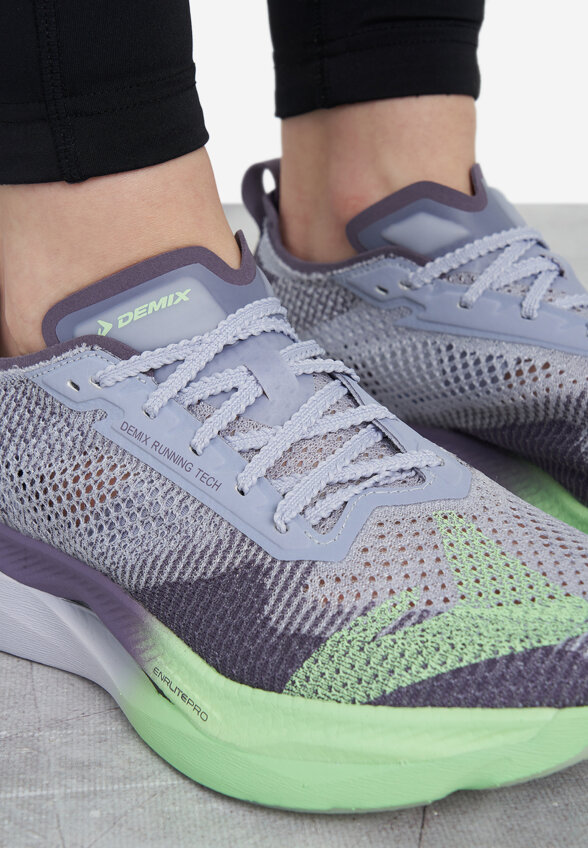 Кроссовки женские Demix Pacer Enrlitepro Knit, Фиолетовый