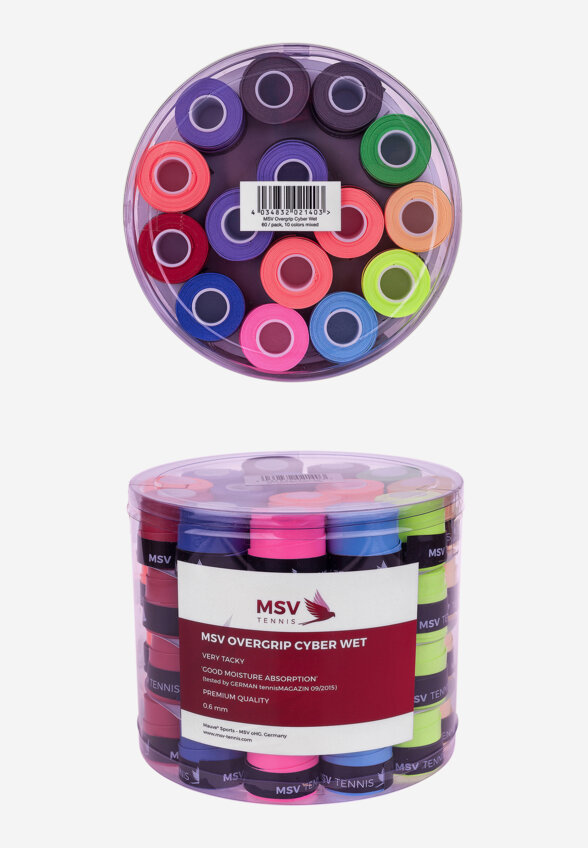 Намотка верхняя Mauve Overgrip Cyber ​​Wet, Мультицвет