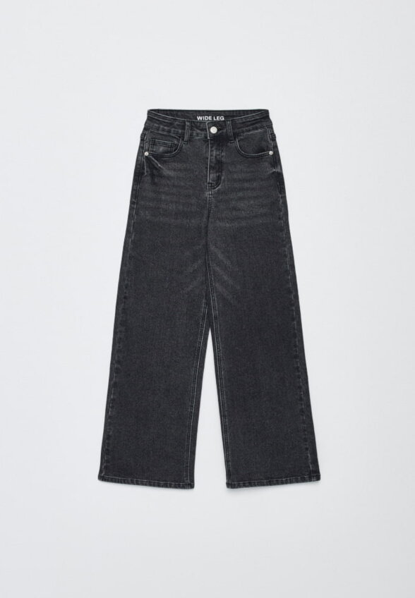 Утепленные джинсы WIDE LEG для девочек