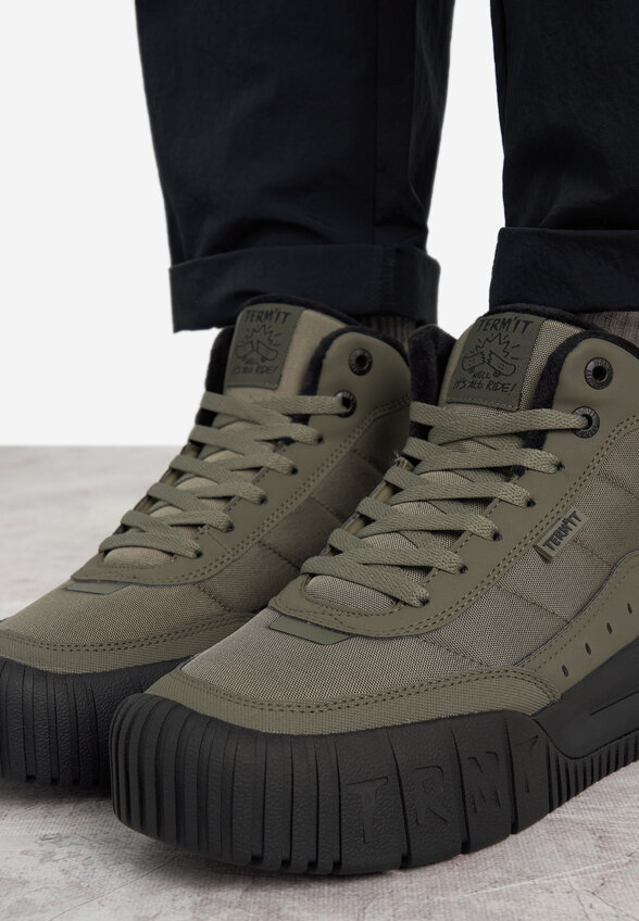 Кеды утепленные мужские Termit Invader Hi 4.0, Зеленый