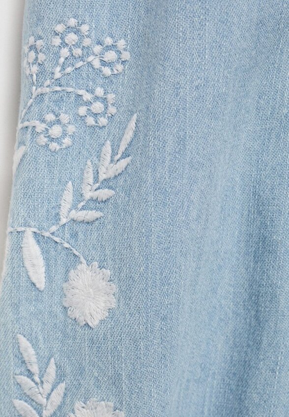 Рубашка джинсовая Mango Kids