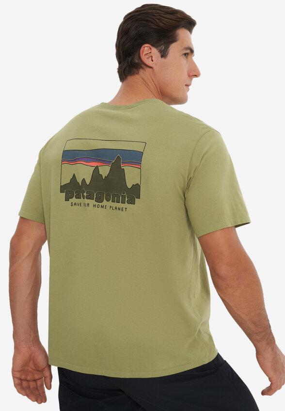 Футболка мужская Patagonia Skyline Organic, Зеленый