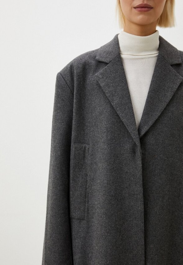 Пальто однобортное AME