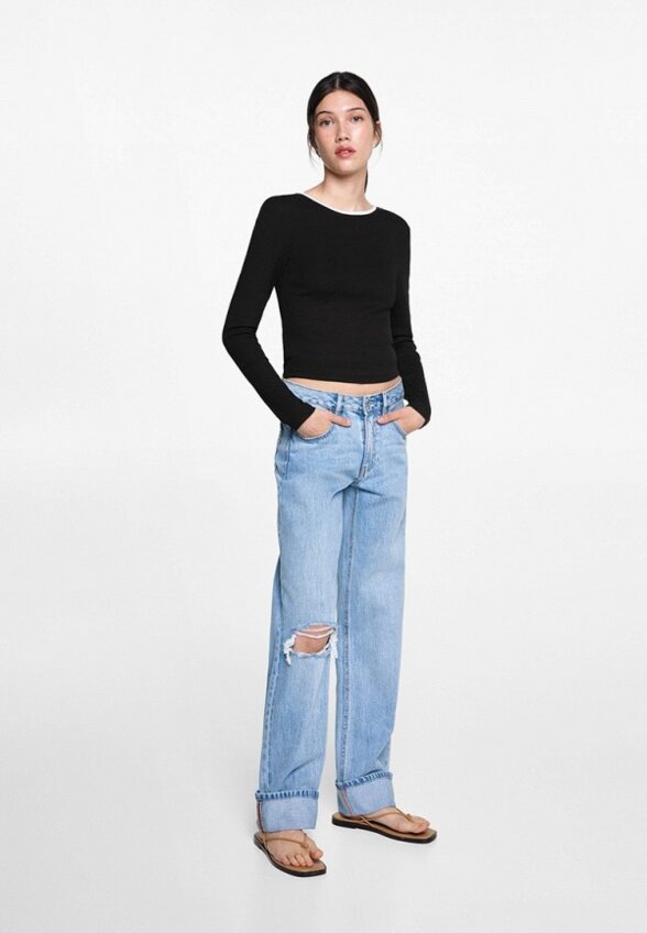 Лонгслив Mango Teen