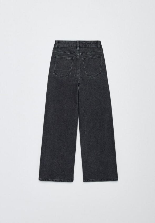 Утепленные джинсы WIDE LEG для девочек