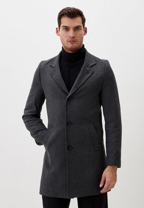 Пальто однобортное Sinar