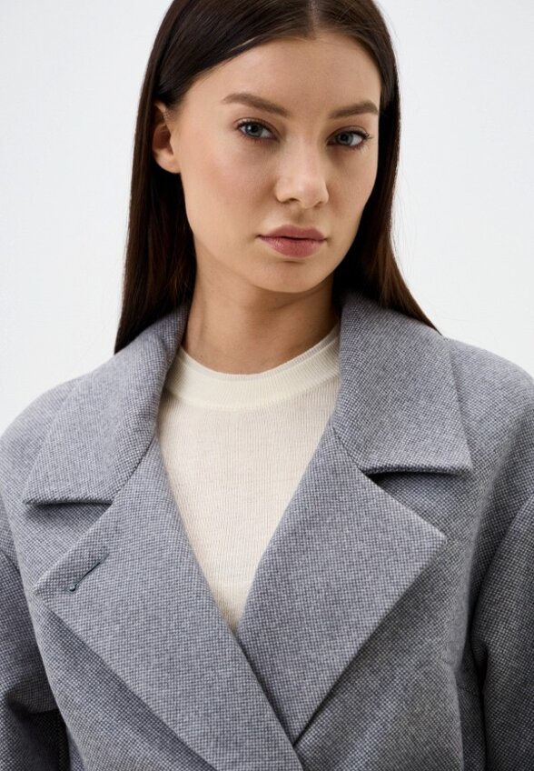 Пальто двубортное Gaxgax