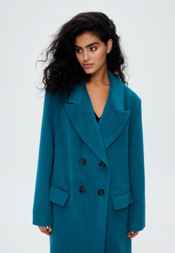 Пальто двубортное SashaOstrov