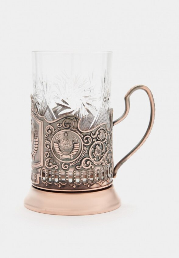 Стакан с подставкой Кольчугинский мельхиор