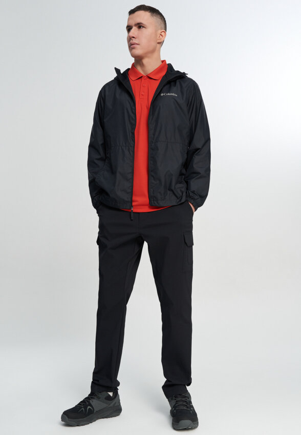 Ветровка мужская Columbia Discovery Loop Lined Windbreaker, Черный