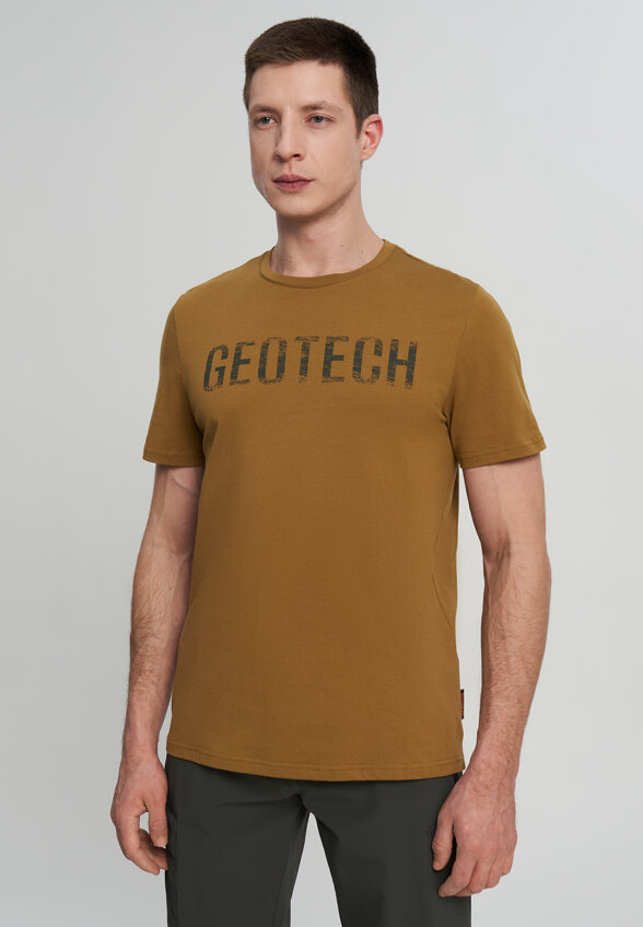 Футболка мужская Geotech, Коричневый