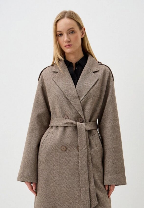 Пальто двубортное Lawinter