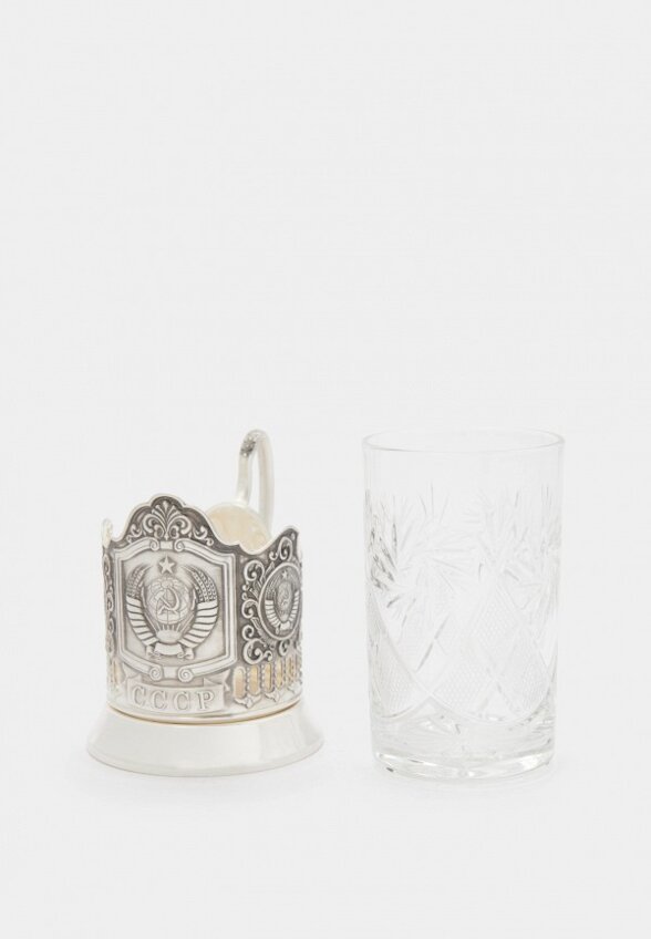 Стакан с подставкой Кольчугинский мельхиор