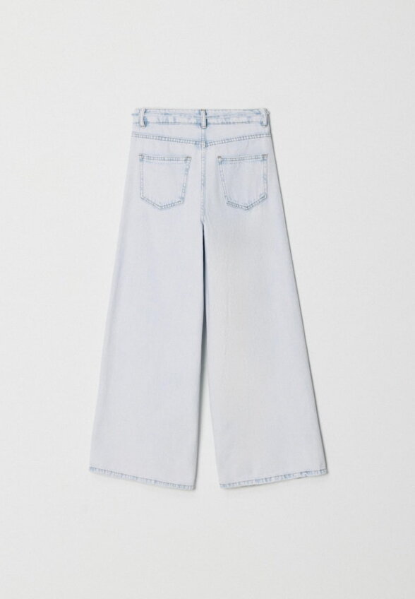 Джинсы Wide leg со шнурком для девочек