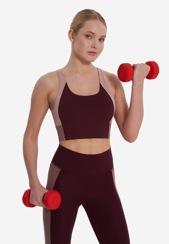 Топ бра спортивный Under Armour Meridian Colorblock, Розовый