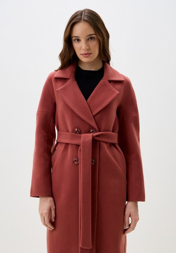 Пальто двубортное Gaxgax