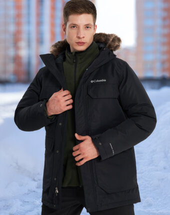 Парка мужская Columbia South Canyon III Long Parka, Черный женщинам