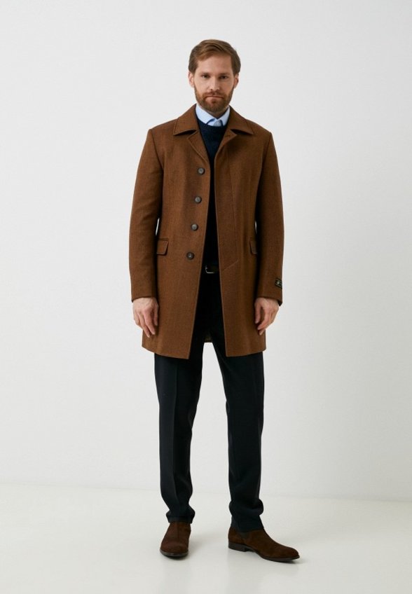 Пальто однобортное Bazioni