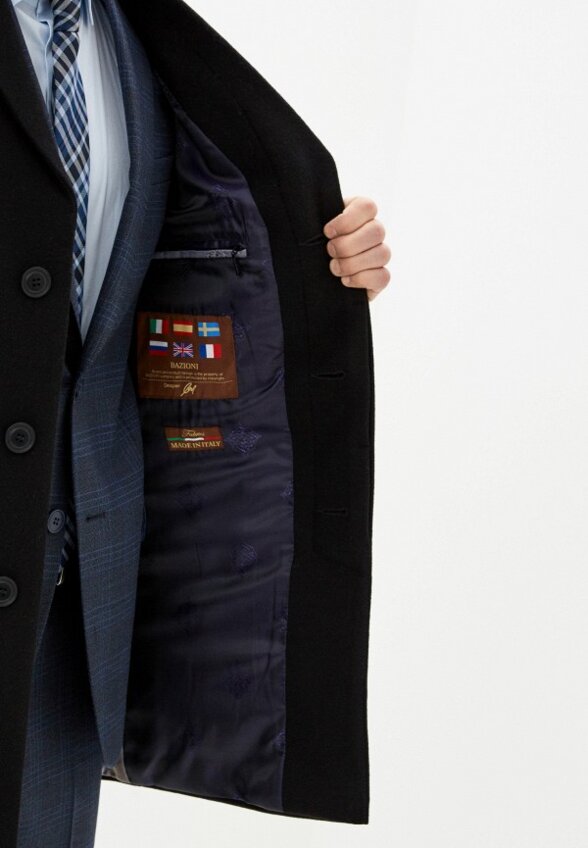 Пальто однобортное Bazioni