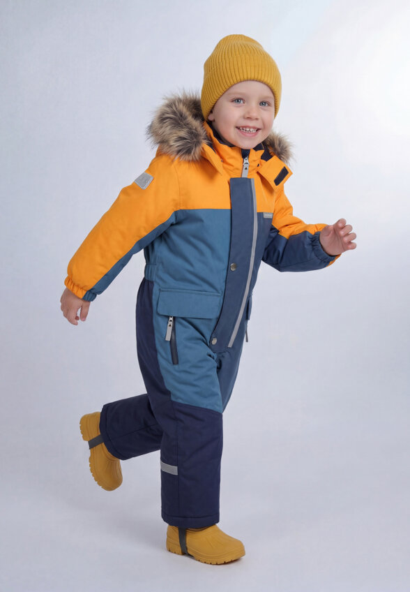 Комбинезон утепленный для мальчиков Kerry Trio, Оранжевый