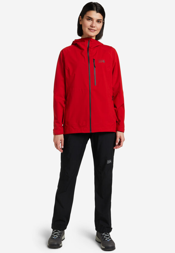 Куртка мембранная женская Mountain Hardwear Stretch Ozonic Jacket, Красный