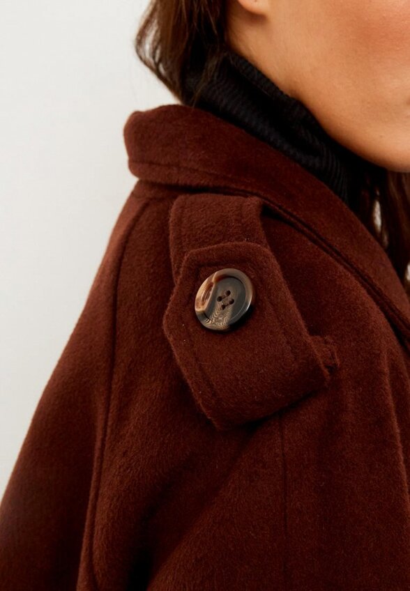 Пальто двубортное Droid&I