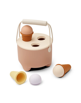 Набор игрушечного мороженого в ведерке ЛИВУД (LIEWOOD), мульти микс с темно-розовым детям