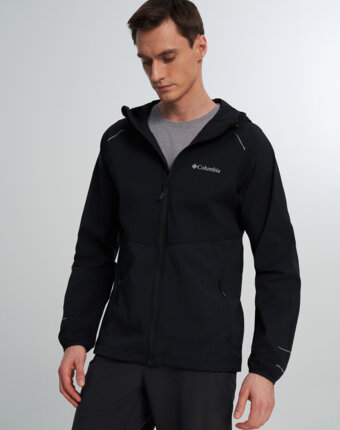 Ветровка мужская Columbia Columbia Tech II Wind Full Zip, Черный женщинам