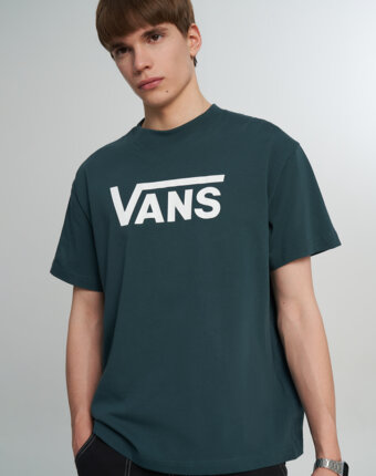 Футболка мужская Vans Classic SS, Зеленый женщинам