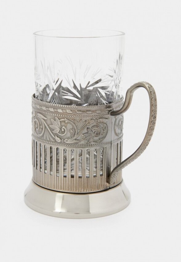 Стакан с подставкой Кольчугинский мельхиор