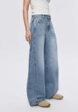 Джинсы WIDE LEG со встречными складками10  - превью