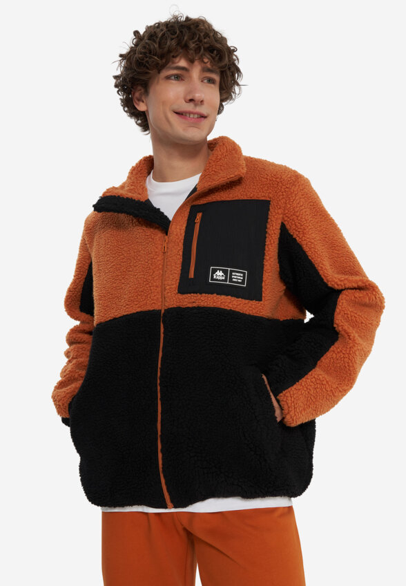 Джемпер флисовый мужской Kappa, Коричневый