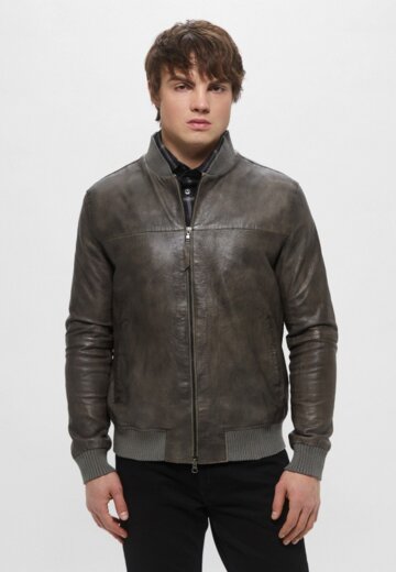 Куртка кожаная Blouson