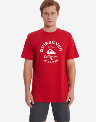 Футболка мужская Quiksilver Bombshell Flaxton, Красный женщинам