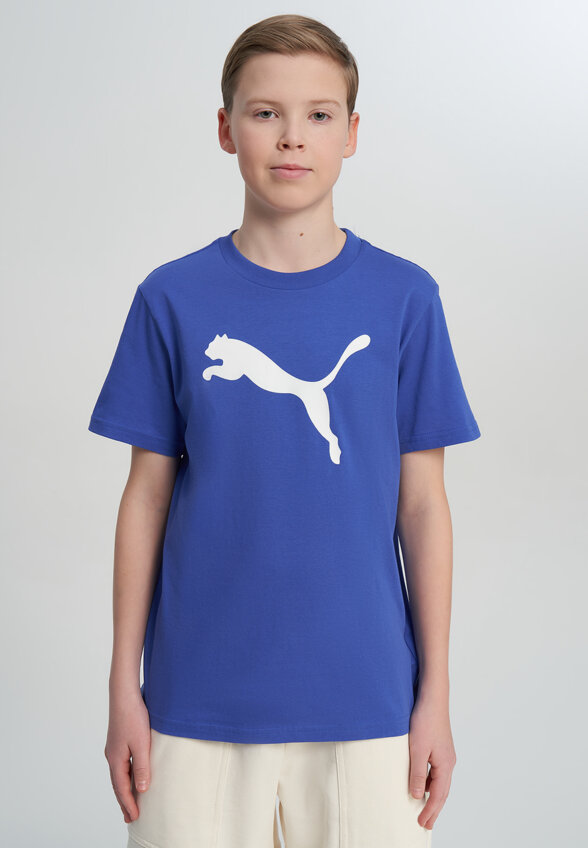 Футболка для мальчиков PUMA Ess Cat Logo, Синий