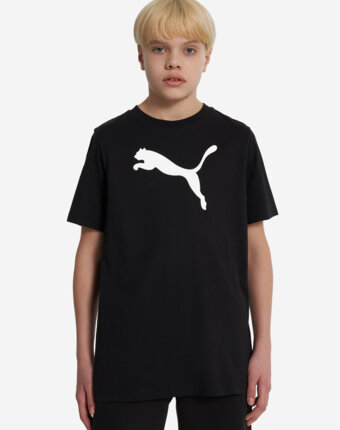Футболка для мальчиков PUMA Cat Logo, Черный женщинам