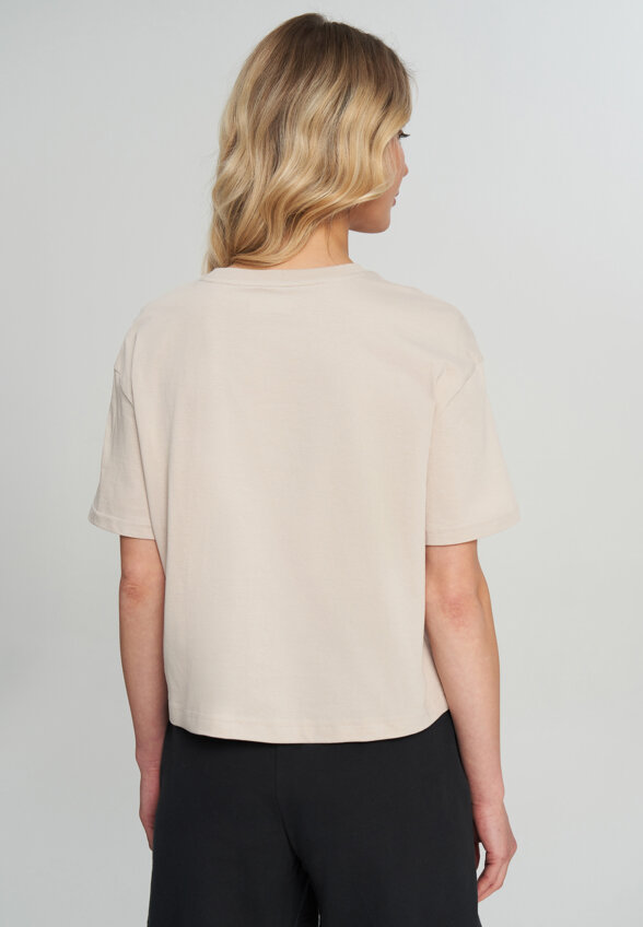 Футболка женская Columbia Rolling Bend Graphic Relaxed Crop SS, Бежевый