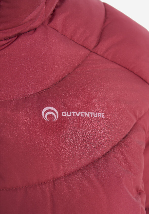 Пуховик женский Outventure, Красный