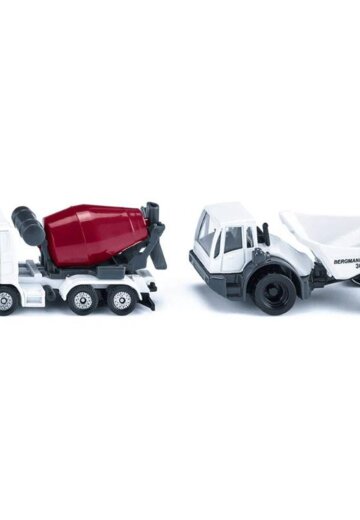 Строительная техника SIKU, самосвал, бетономешалка