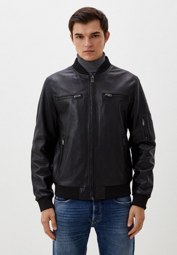 Куртка кожаная Jorg Weber
