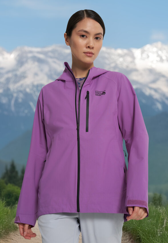 Куртка мембранная женская Mountain Hardwear Stretch Ozonic Jacket, Фиолетовый